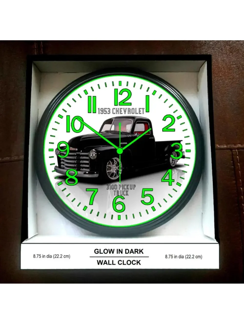 1954 Chevrolet Chevy Truck Bagged Glow In The Dark Wall Clock New!